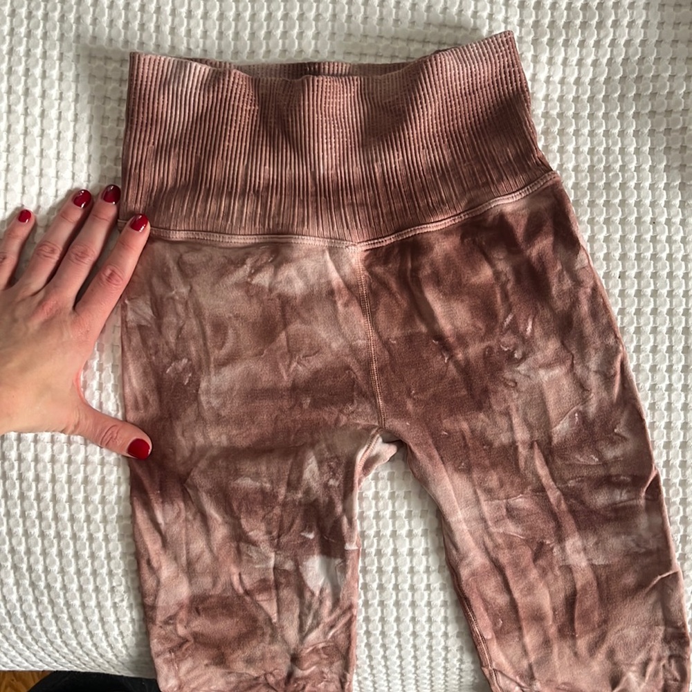 Free people good karma tie dye leggings
